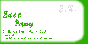 edit many business card